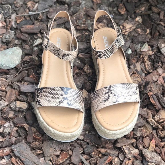 Double strap espadrille sandal Snake - Picture 4 of 7